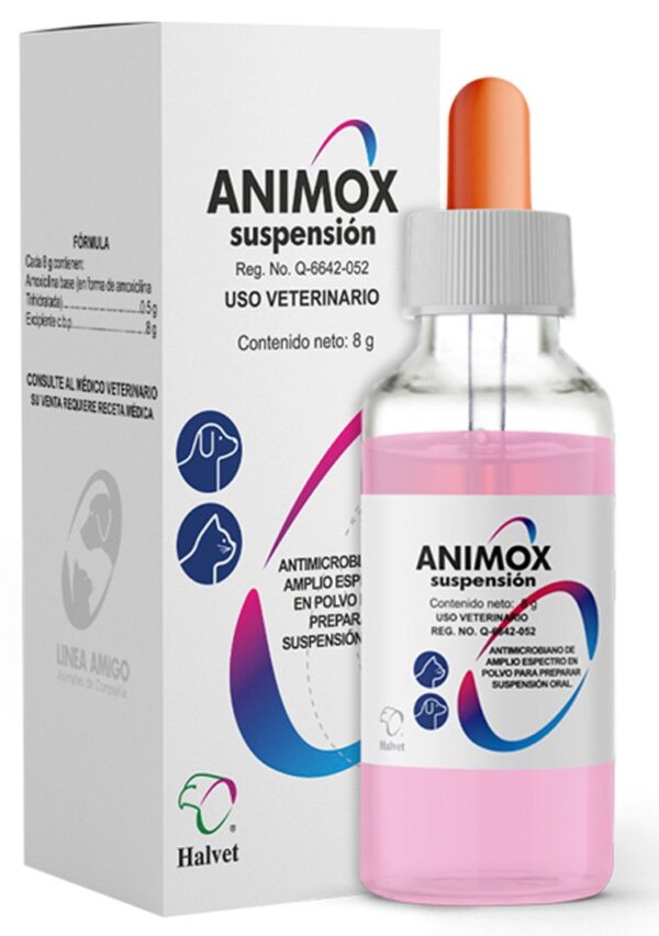 ANIMOX SUSPENSIÓN 15 ML 0.5 MG