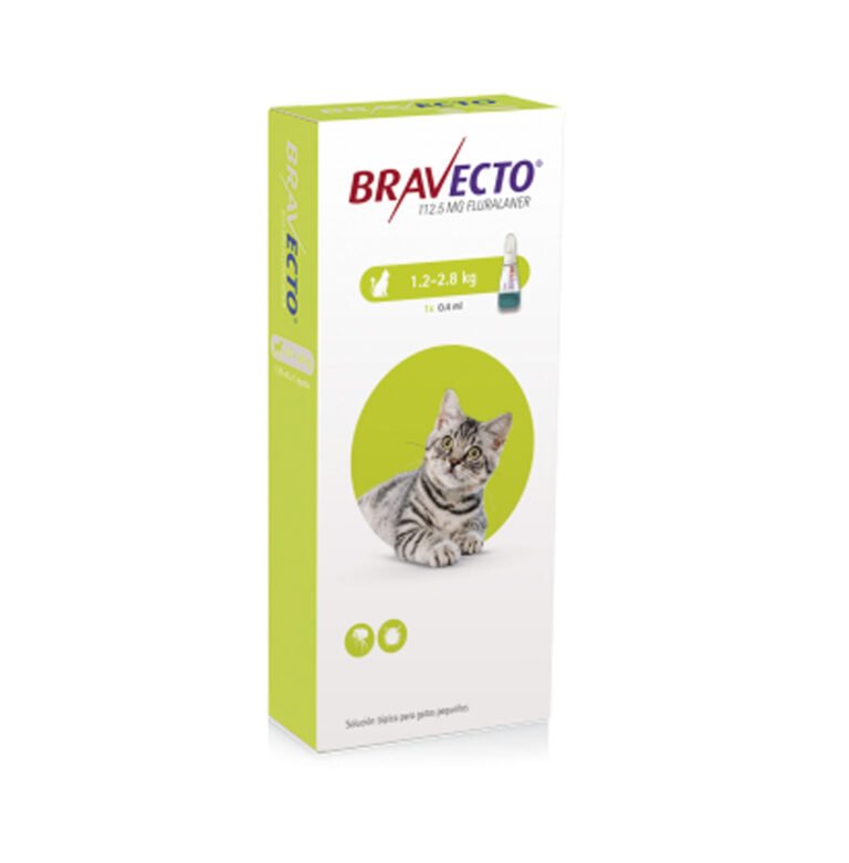 BRAVECTO SPOT ON CAT 1.2 - 2.8 KGS 1 PIPETA