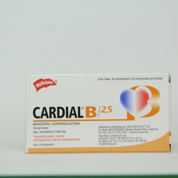 CARDIAL B 2.5 MG