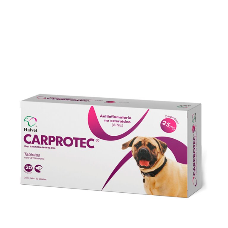 CARPROTEC 25 MG (20 TABLETAS) antiinflamatorio no esteroideo