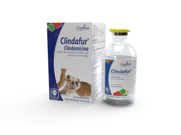 CLINDAFUR Clindamicina INYECTABLE 25 ML