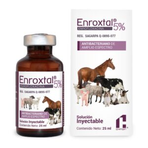 ENROXTAL 5% INYECTABLE 25 ML Tratamiento de infecciones bacterianas