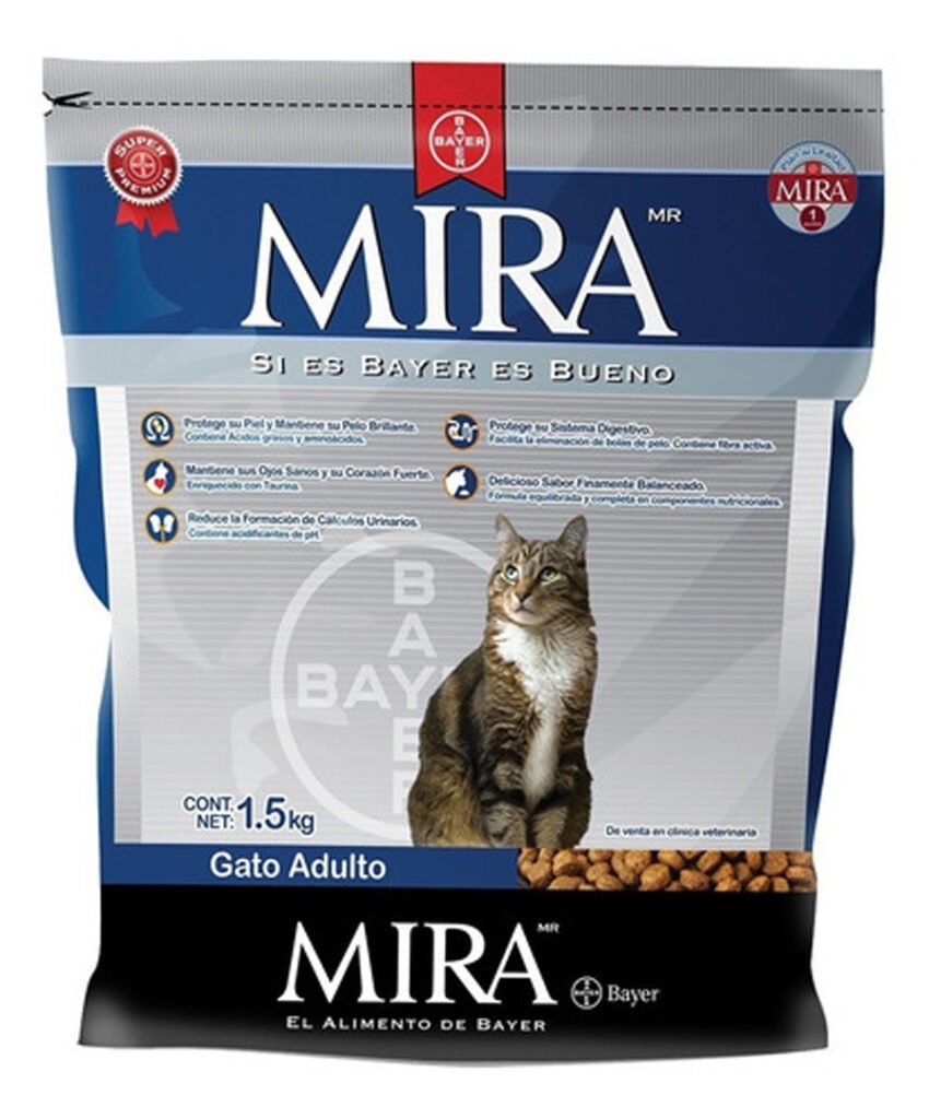 MIRA GATO 1.5 KG es un alimento seco para gato por Bayer / Elanco