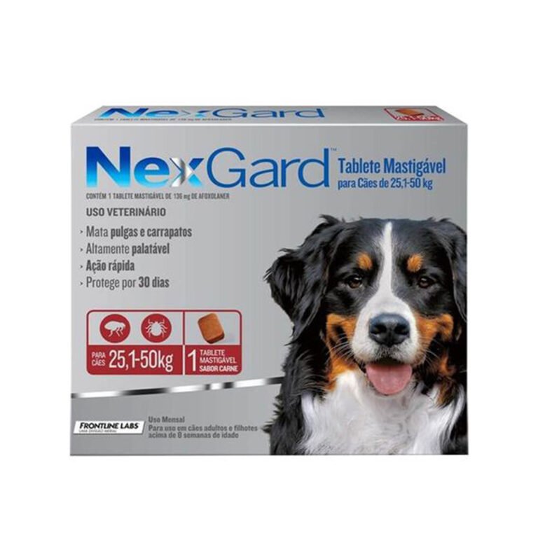 DESPARASITANTE NEXGARD PERRO XL 25 - 50 KG 1 TAB