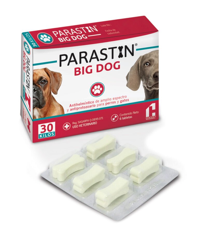 PARASTIN BIG DOG 6 TABLETAS 30 KG