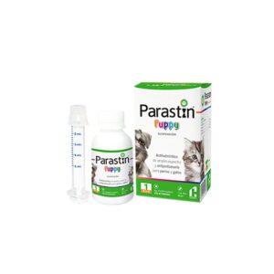 PARASTIN PUPPY es un antiparasitario endoparasiticida para perro y gato