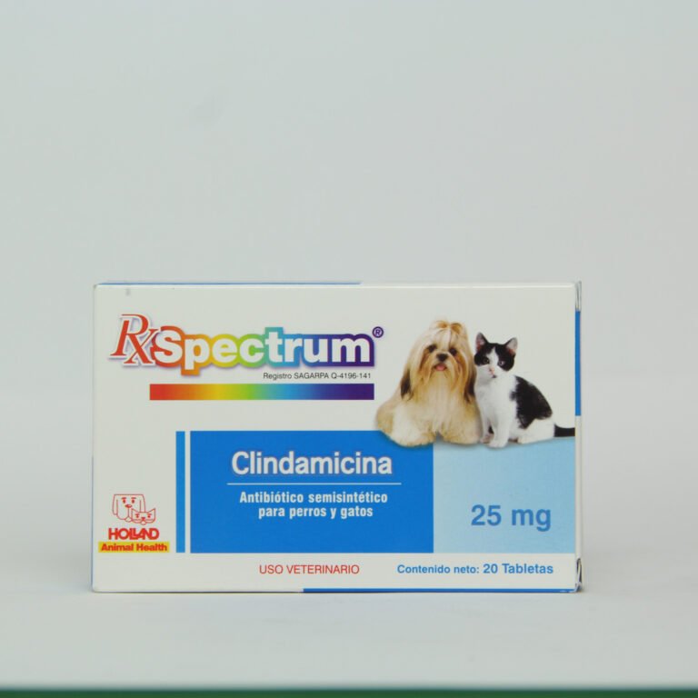 SPECTRUM CLINDAMICINA 25 MG de 20 TABLETAS