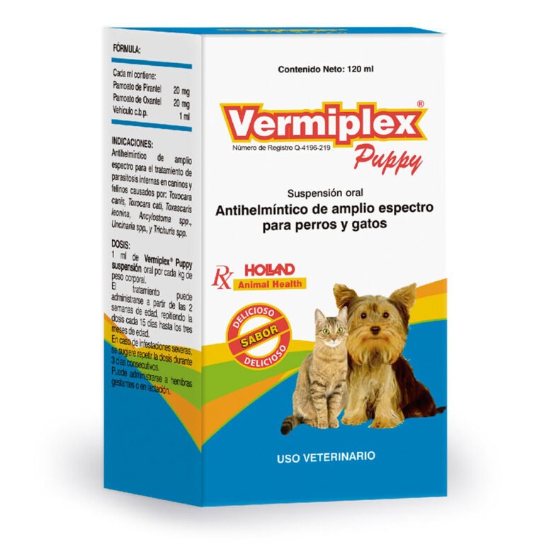 VERMIPLEX PUPPY 5 KG de 150 TABLETAS