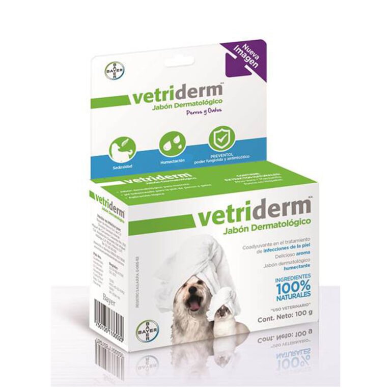 VETRIDERM JABÓN DERMATOLÓGICO 100 GR