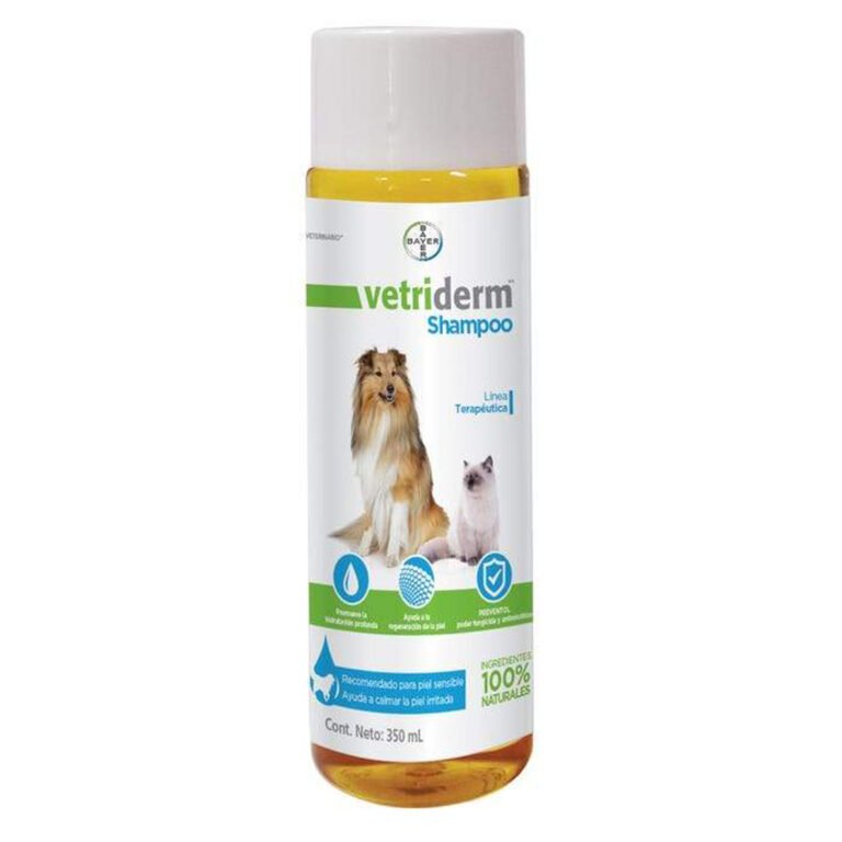 VETRIDERM SHAMPOO DERMATOLÓGICO Y TERAPÉUTICO PARA PERRO Y GATO 350 ML