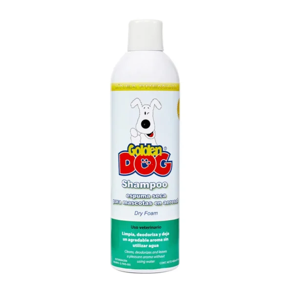 Shampoo Baño en Seco para Perro Golden Dog