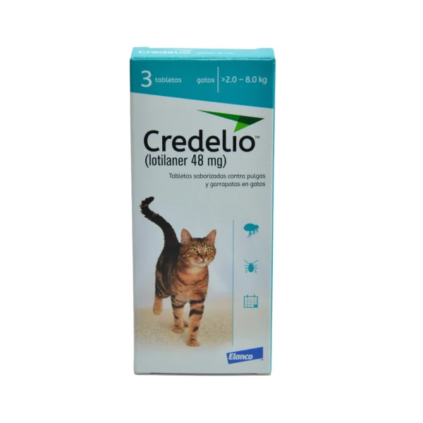 Credelio gato 3 tabletas 48 mg 2 a 8 kg Medivet Puebla veracruz distribuidor para tu farmacia veterinaria