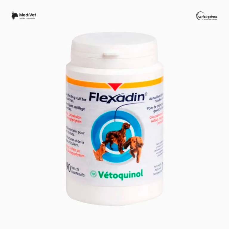 FLEXADIN 90 TABS CONDROPROTECTOR PARA PERROS Y GATOS Medivet Puebla