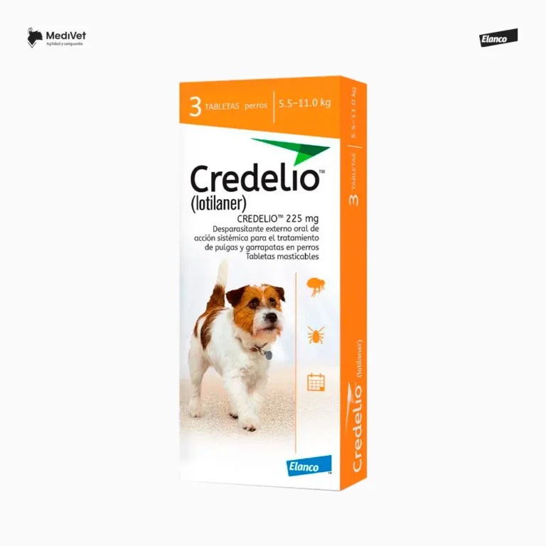 CREDELIO PERROS (5.5-11 KGS) 3 TABS. NARANJA