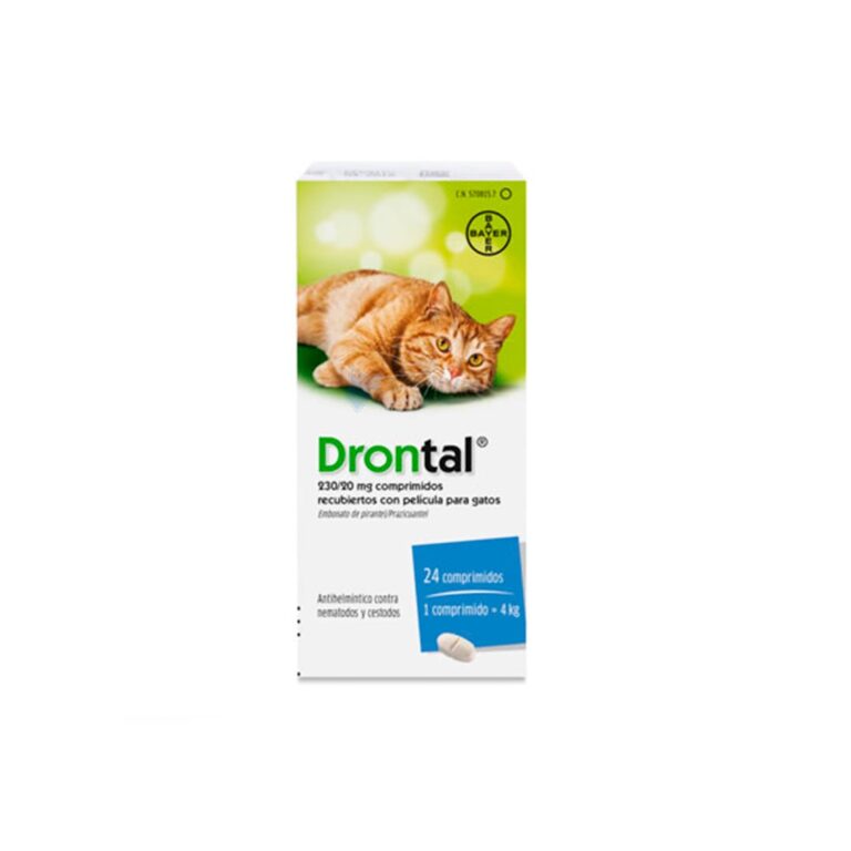 ANTIPARASITARIO DRONTAL GATO 24 TABLETAS