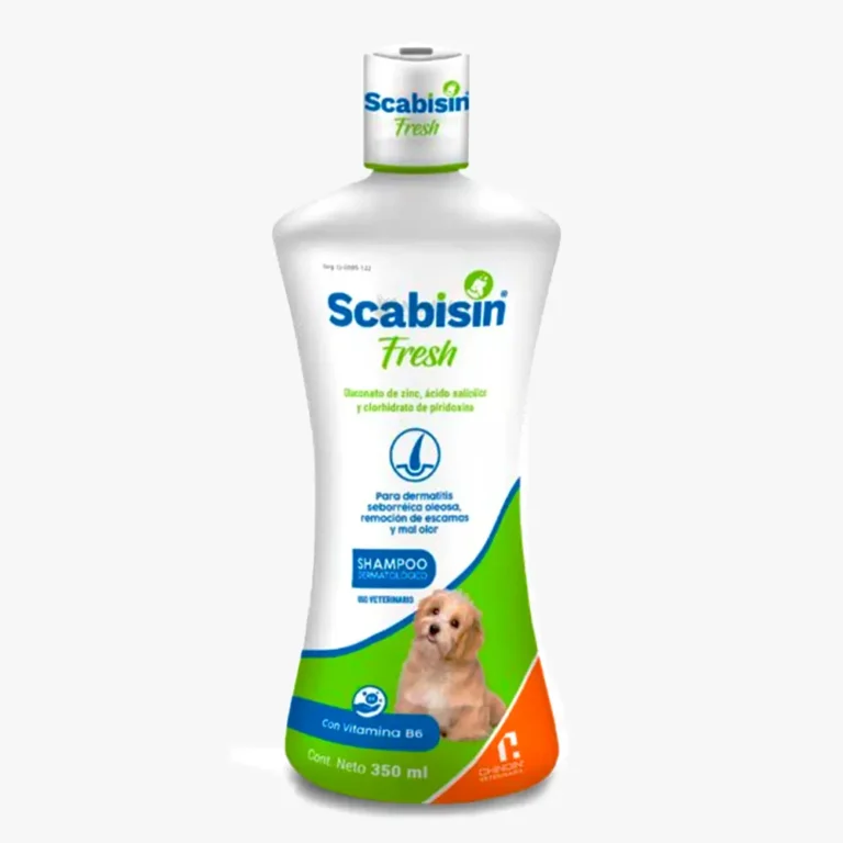 SCABISIN-FRESH-350-ML -SHAMPOO-DERMATOLÓGICO-PARA-REMOCIÓN-DE-ESCAMAS-Y-MAL-OLOR