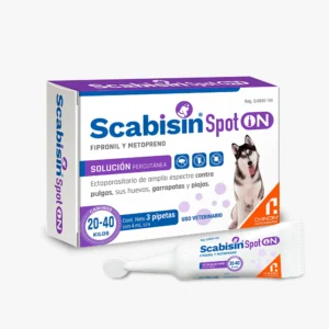 SCABISIN SPOT ON 20 a 40 KG 3 PIPETAS